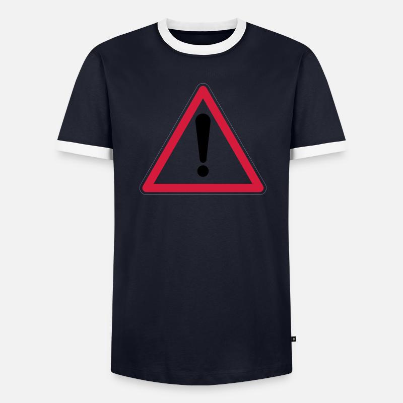 Attention! T-shirt contrasté Homme