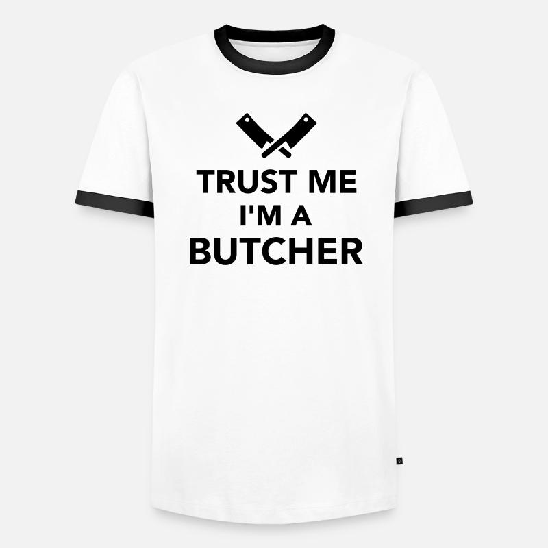 Fleischer Männer Kontrast-T-Shirt