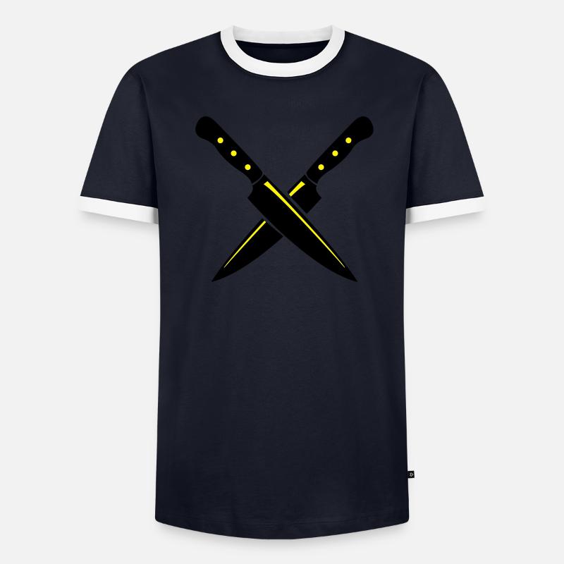 messer_02 T-shirt contrasté Homme