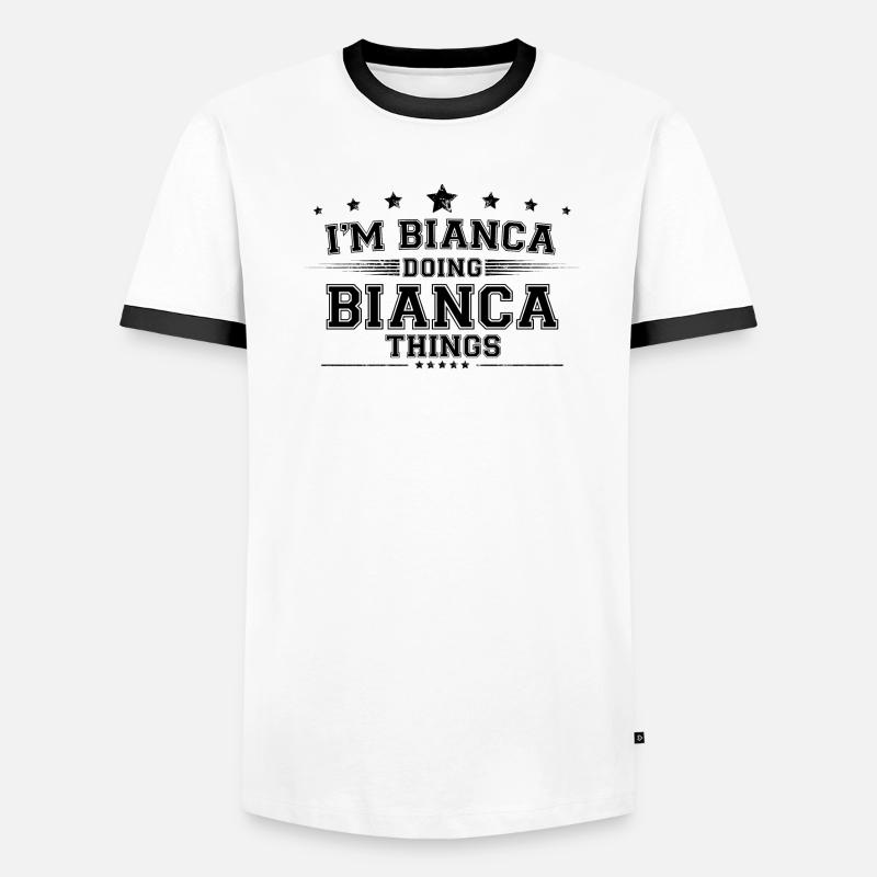 i’m Bianca doing Bianca things Men's Ringer Shirt
