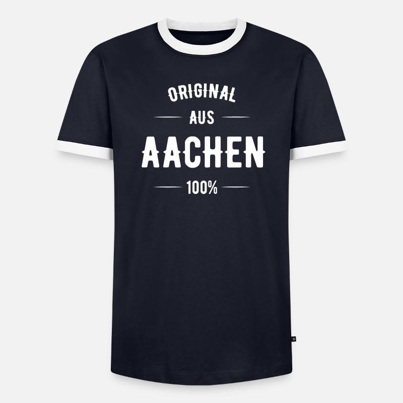 Aachen Männer Kontrast-T-Shirt
