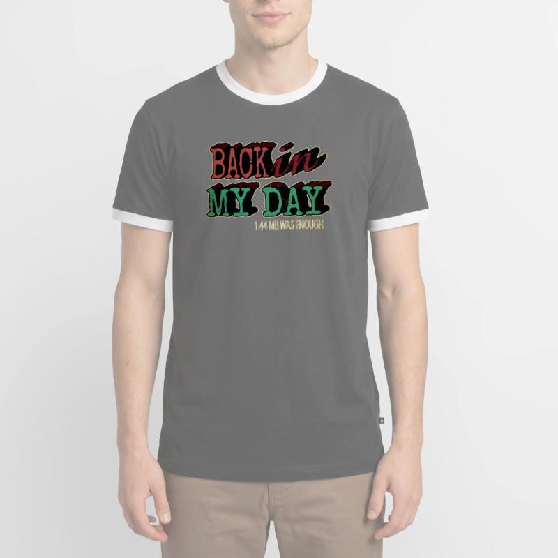 Computer Bday Fullstack Developer Programming Men's Ringer Shirt