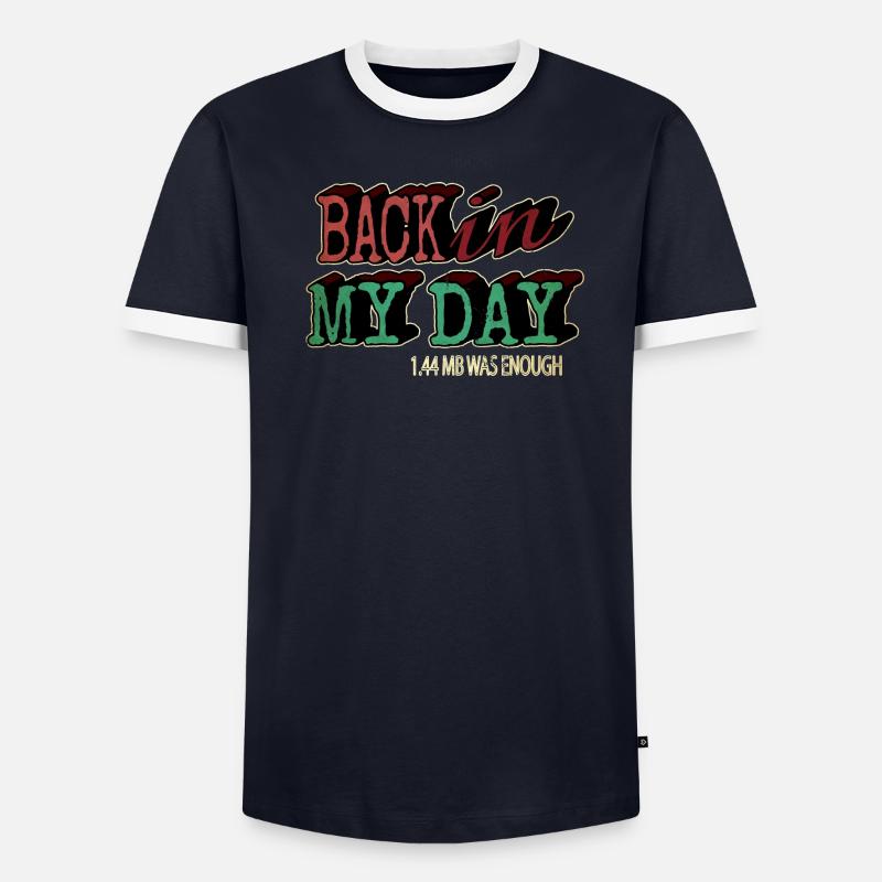 Computer Bday Fullstack Developer Programming - Men's Ringer Shirt - undefined