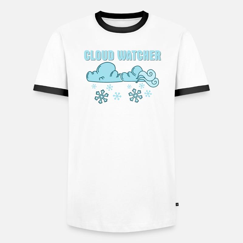 Cloud Watcher Meteorologist Storm Men's Ringer Shirt