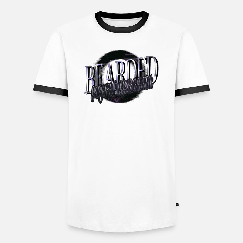 Chubby Chaser Blagues Beard Lover Sorcier Barbe Blanche T-shirt contrasté Homme