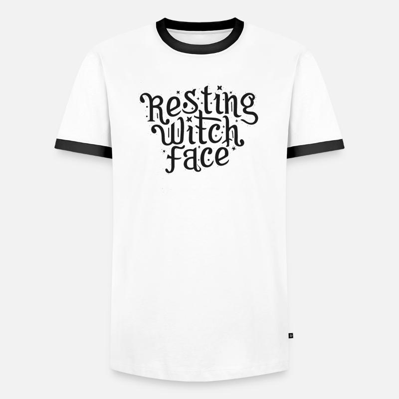 Resting Witch Face Men's Ringer Shirt