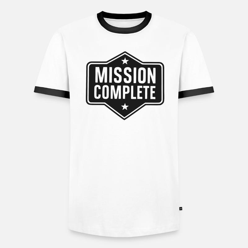 Mission Complete Men's Ringer Shirt