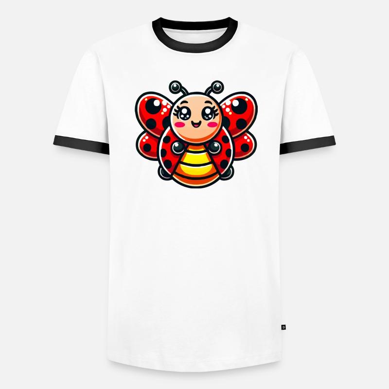Ladybug Comic Men's Ringer Shirt