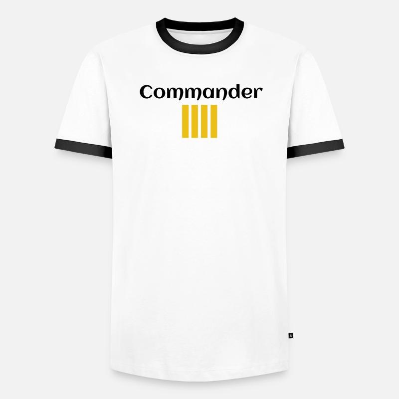 Commandant T-shirt contrasté Homme