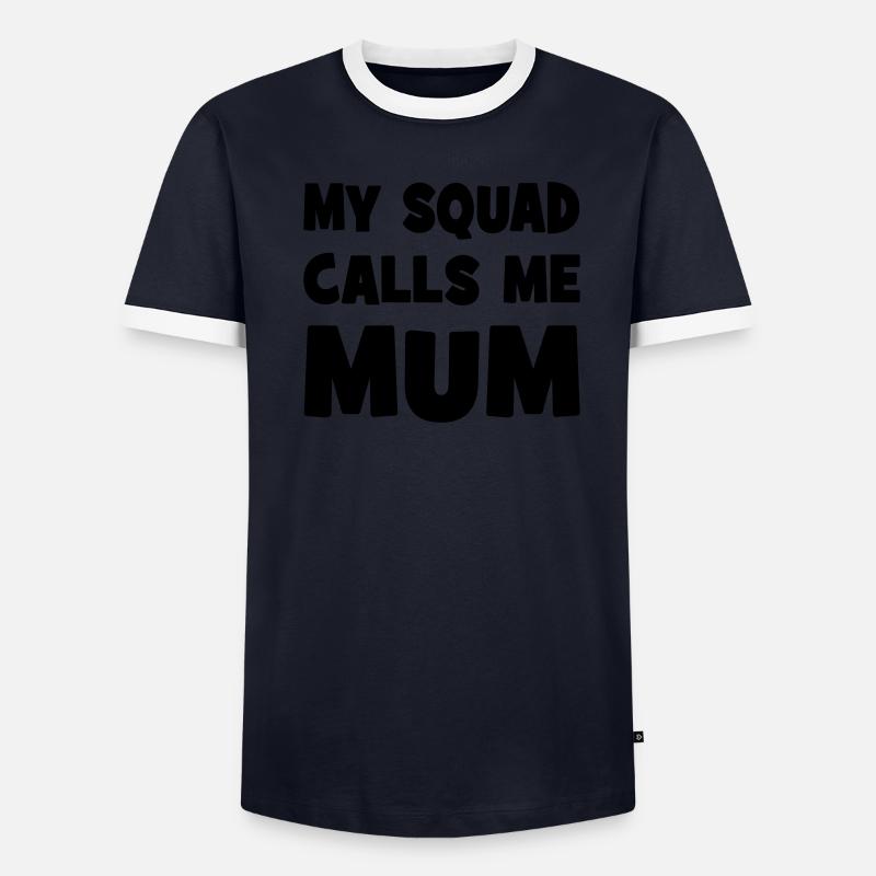 Mama Männer Kontrast-T-Shirt