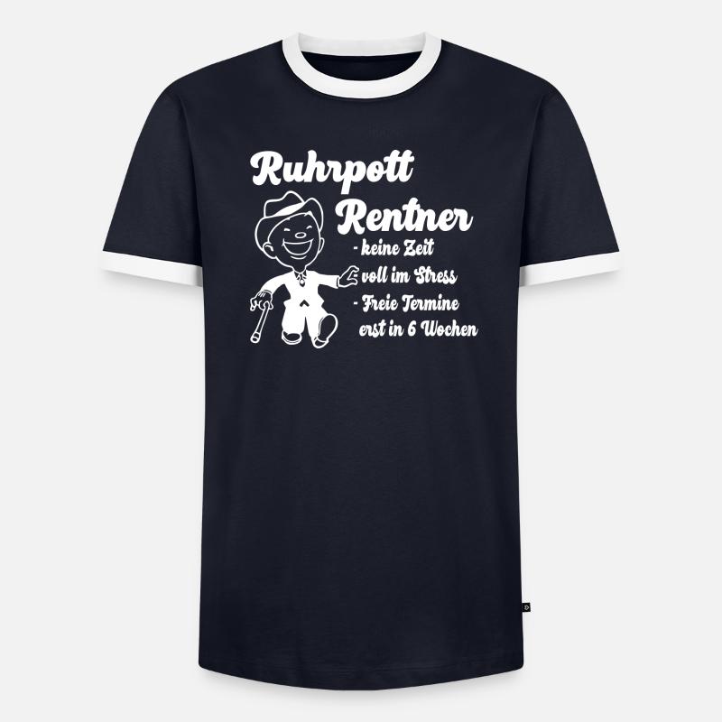 Ruhrpott Rentner Männer Kontrast-T-Shirt