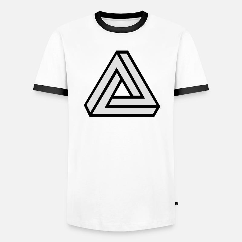 Triangle_v1 Männer Kontrast-T-Shirt