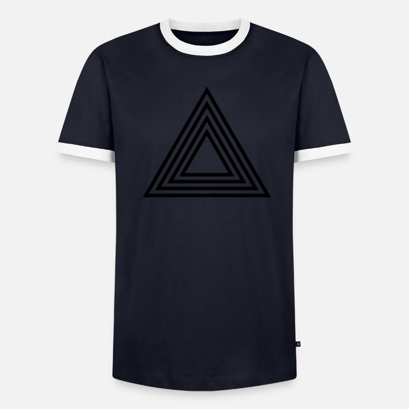 triangle_form T-shirt contrasté Homme