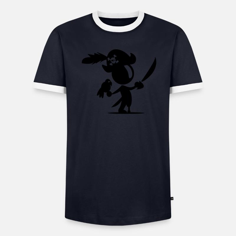 pirate T-shirt contrasté Homme