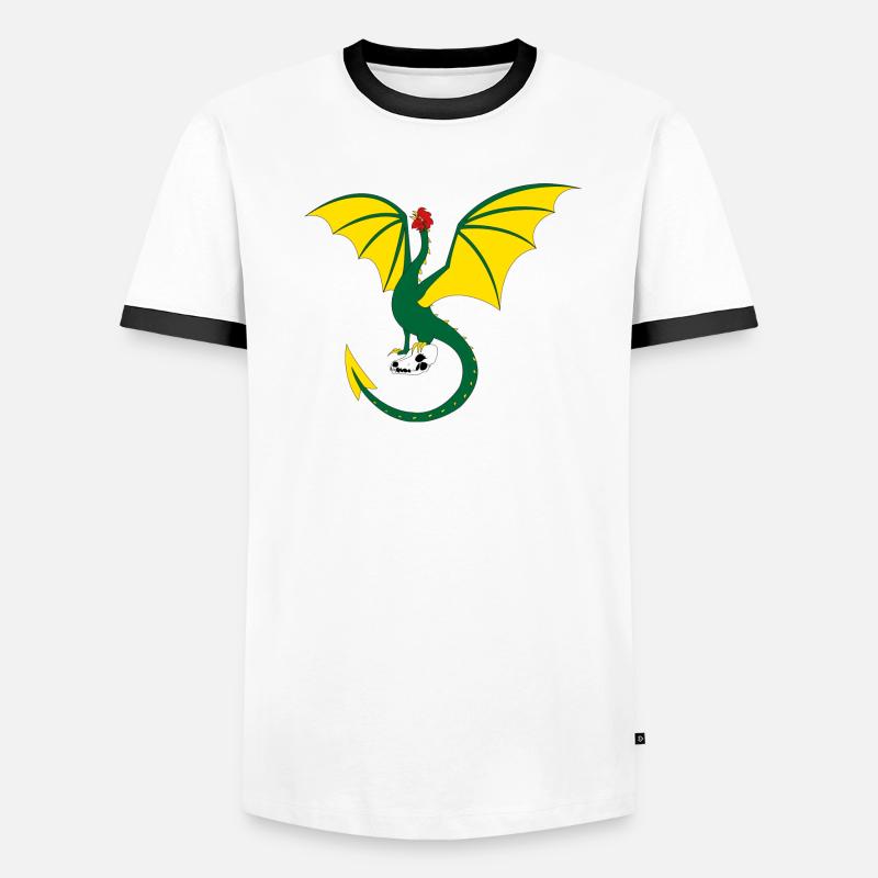 Jugger Basilisken Basel Merch Männer Kontrast-T-Shirt