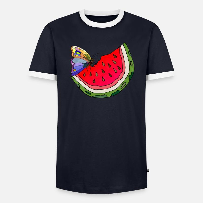 Pastèque T-shirt contrasté Homme