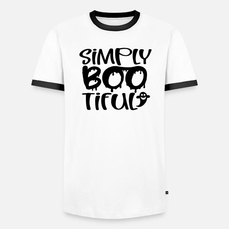 tout simplement BOO tiful T-shirt contrasté Homme