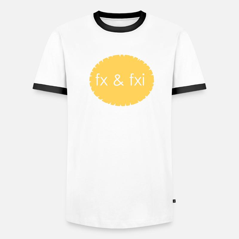fix foxi Männer Kontrast-T-Shirt