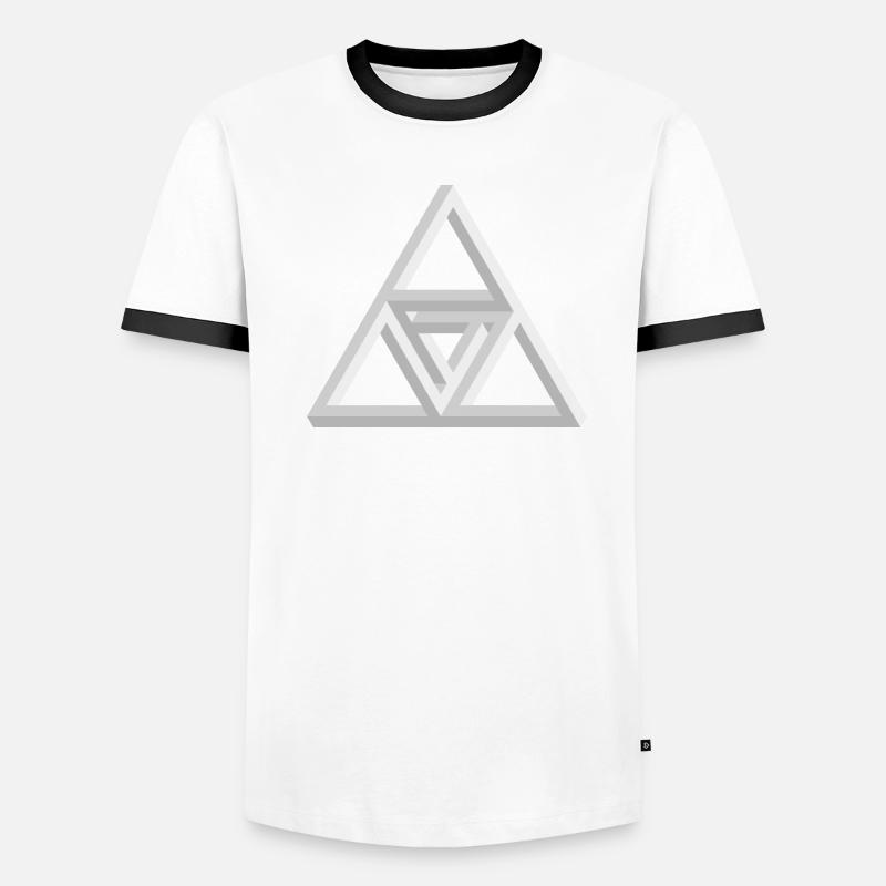 impossible triangle Men's Ringer Shirt