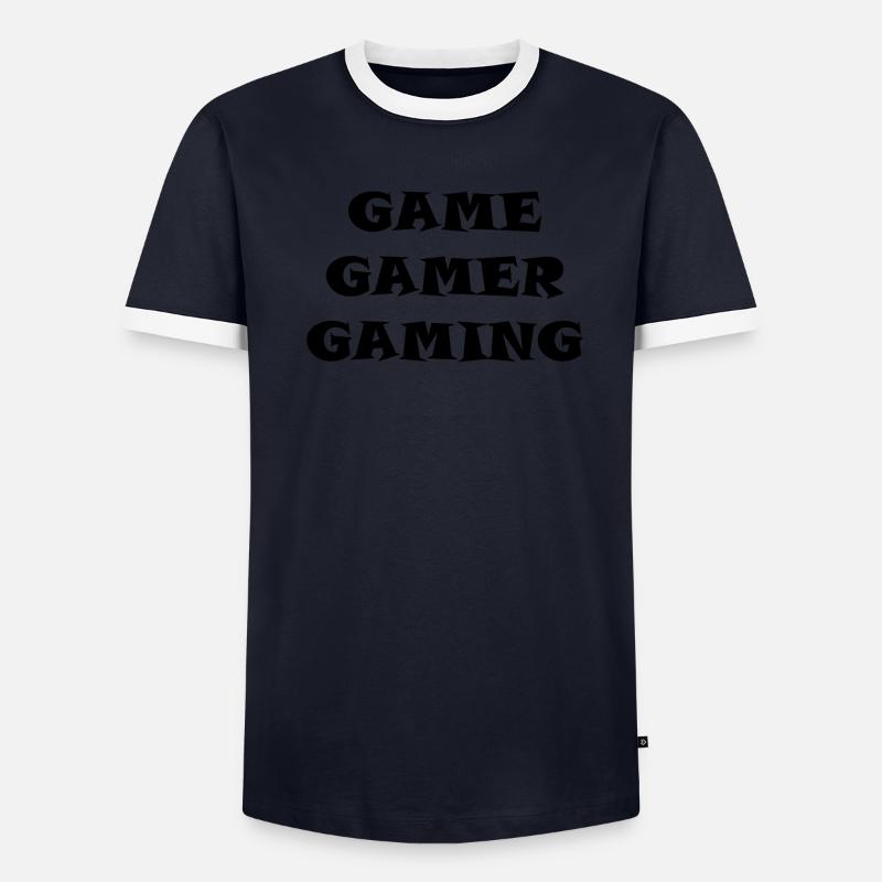 Game Gaming PC Men's Ringer Shirt