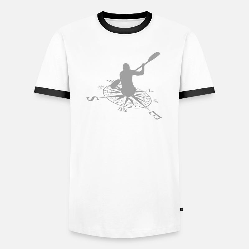 Paddeln Männer Kontrast-T-Shirt