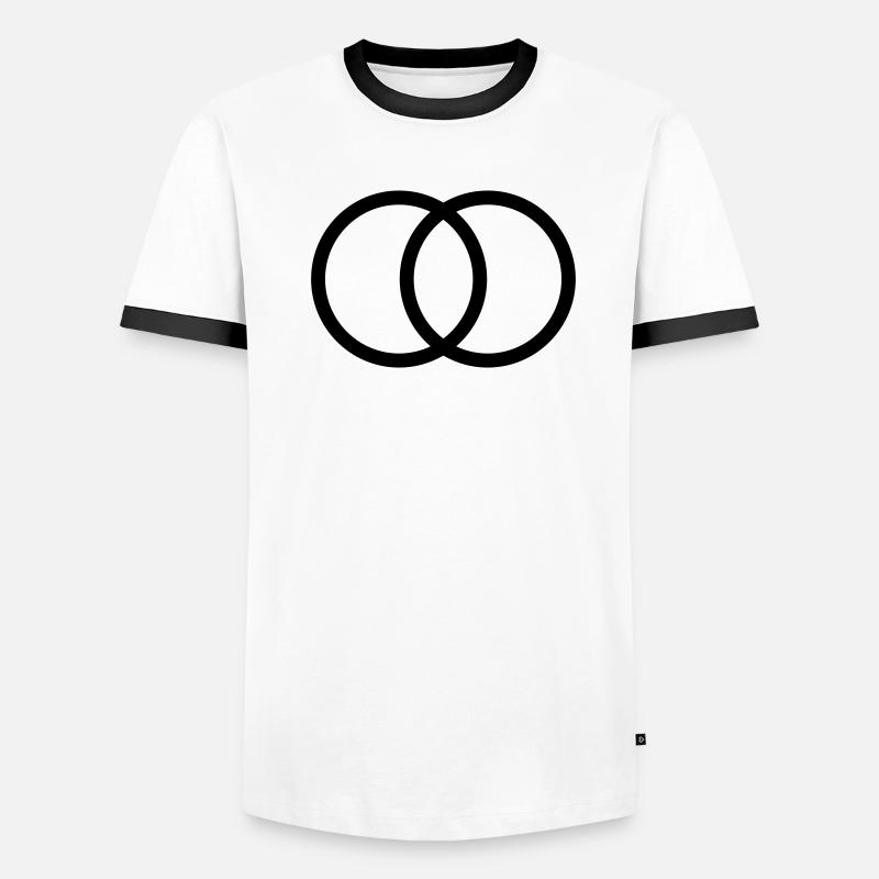 eheringe Männer Kontrast-T-Shirt
