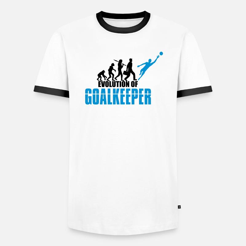 gardien de but evolution evolution gardien de but torhueter T-shirt contrasté Homme
