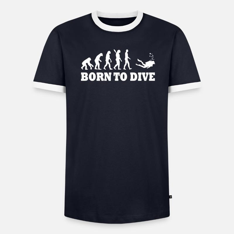 Diving Dive Dive Men's Ringer Shirt