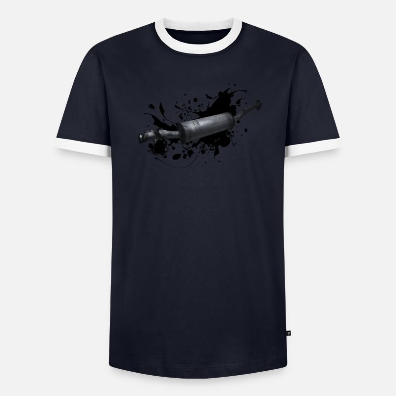 Échappement: Performance sonore T-shirt contrasté Homme