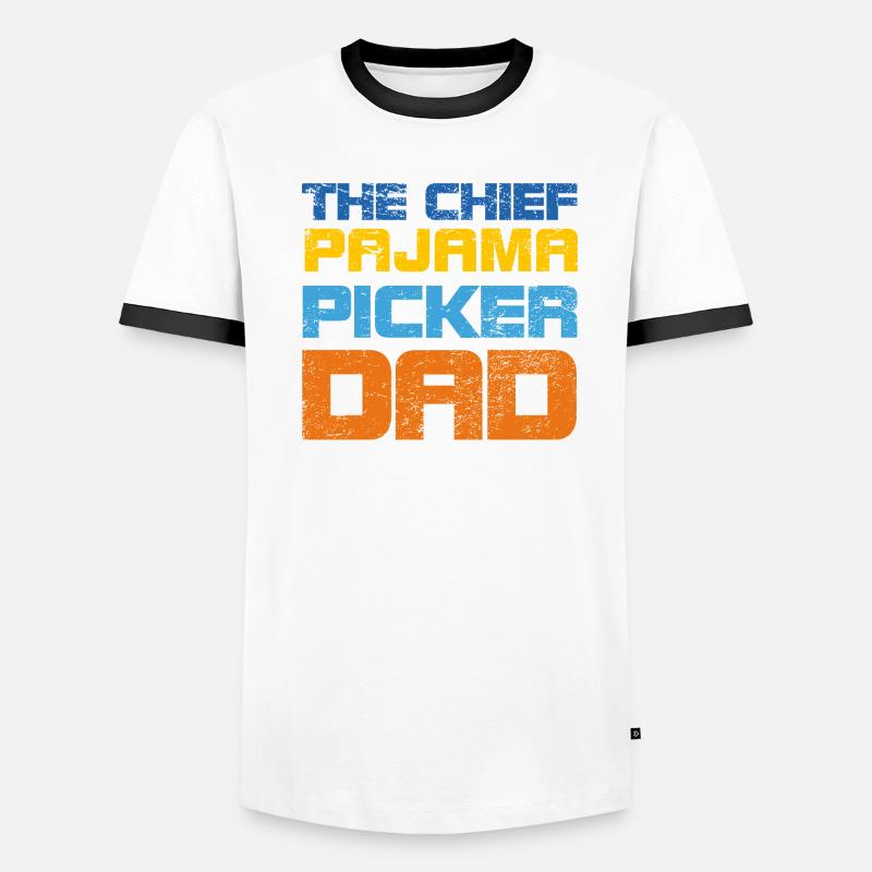 Le père en chef cueilleur de pyjama T-shirt contrasté Homme