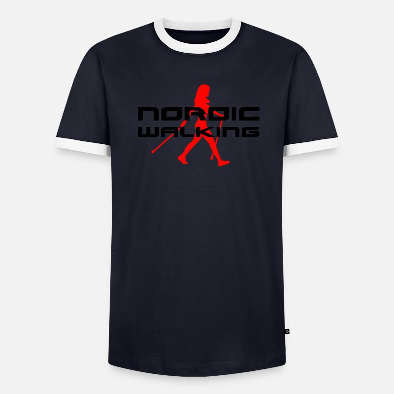 Nordic Walking T-shirt contrasté Homme