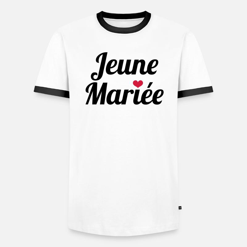 Jeune Mariée T-shirt contrasté Homme