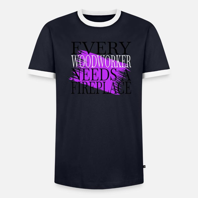 devis bday bûcheron T-shirt contrasté Homme