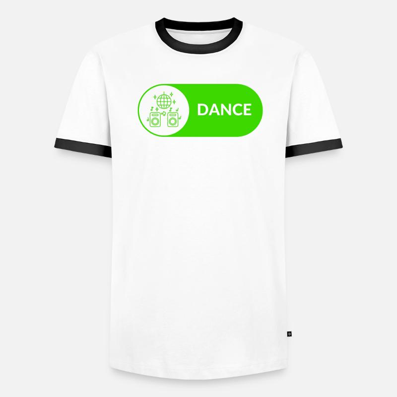 Dance button Men's Ringer Shirt