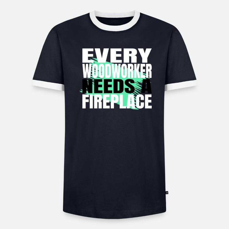 jokes badge present idea tools - Männer Kontrast-T-Shirt - undefined