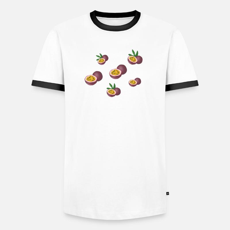 Passion fruit pattern Men's Ringer Shirt