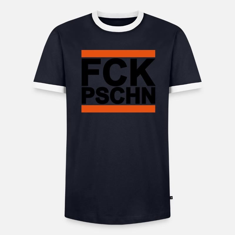 FCK_PSCH Männer Kontrast-T-Shirt