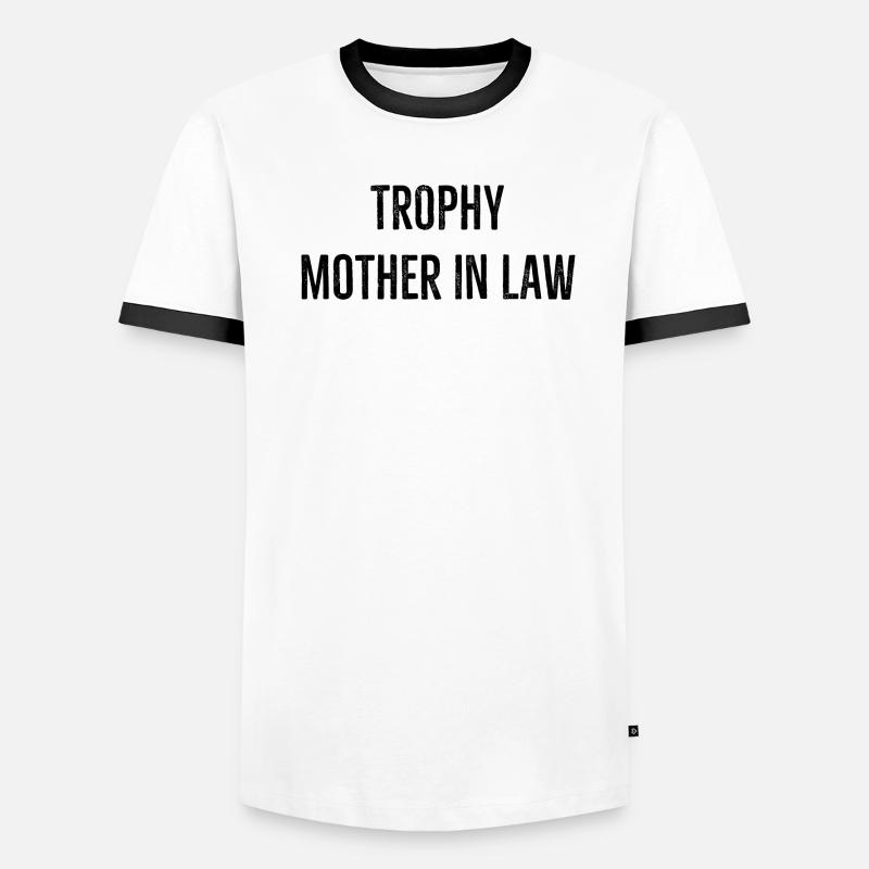 Trophäe Schwiegermutter Männer Kontrast-T-Shirt