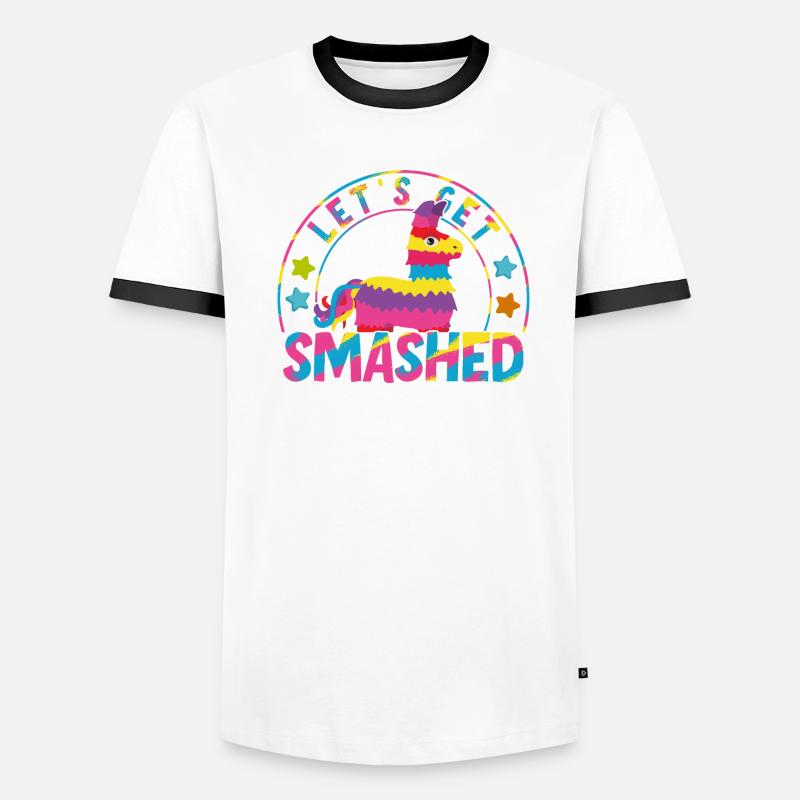 Let's Get Smashed Pinata Men's Ringer Shirt