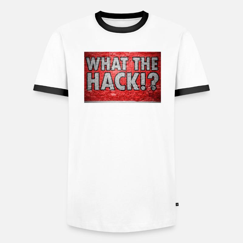 What The Hack!? Graffiti Men's Ringer Shirt