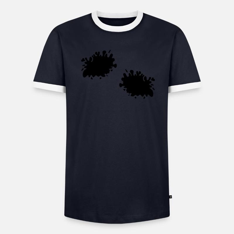 Taches T-shirt contrasté Homme