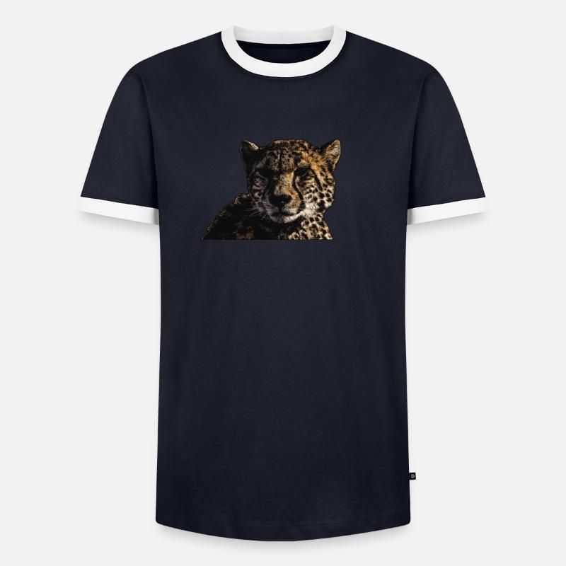 GEPARD Männer Kontrast-T-Shirt