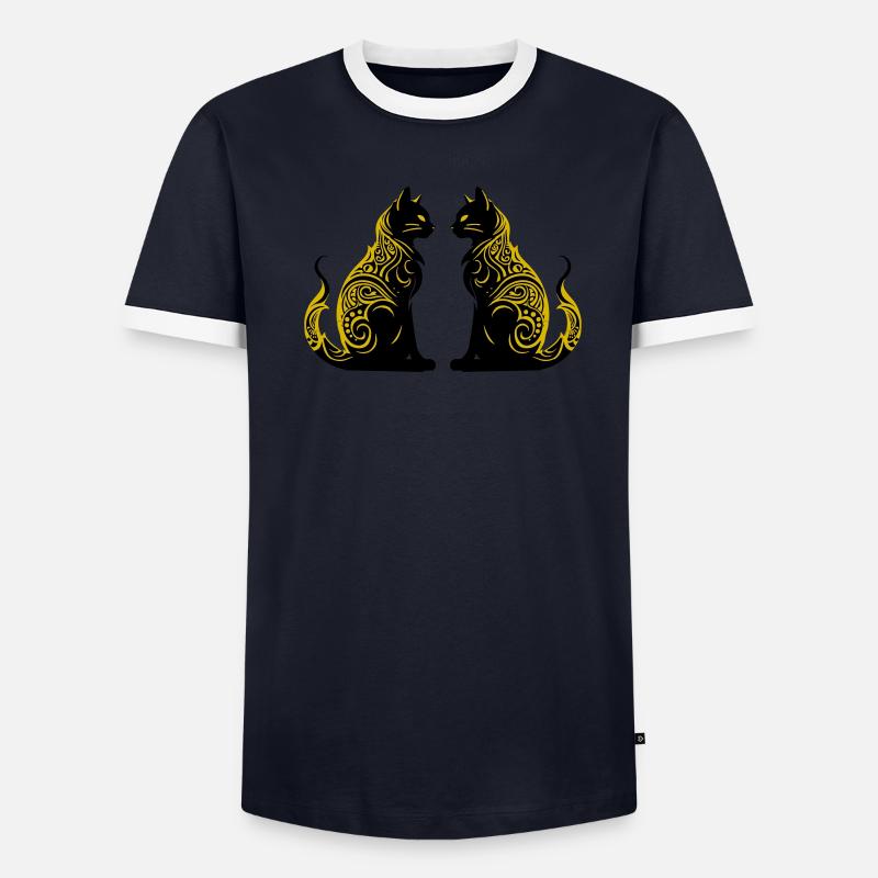 cats Männer Kontrast-T-Shirt