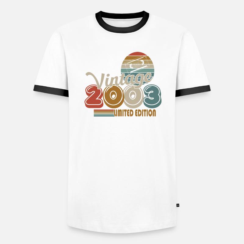 2003 T-shirt contrasté Homme