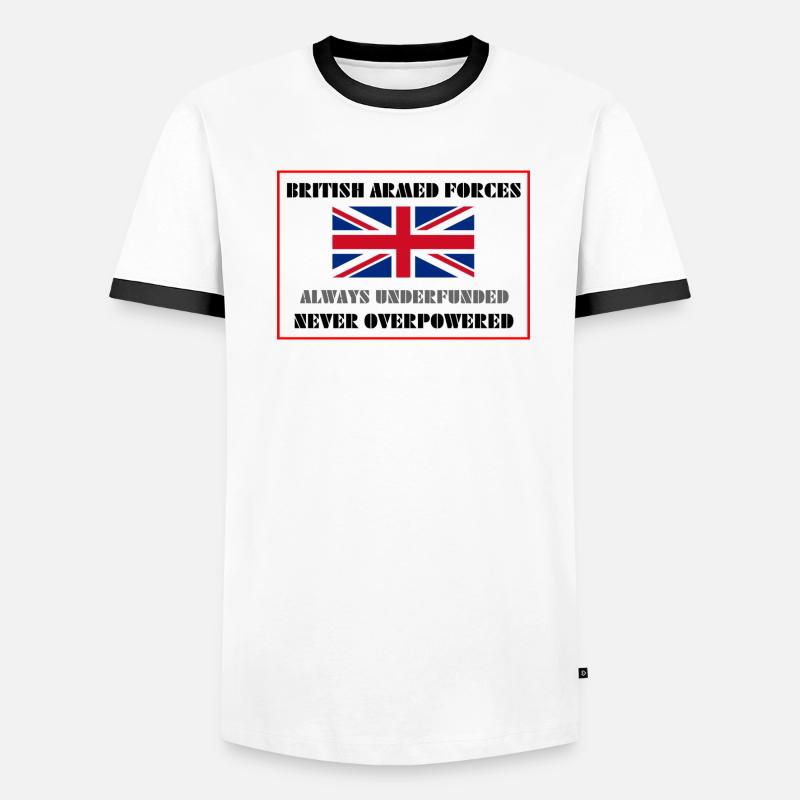British Armed Forces Men's Ringer Shirt