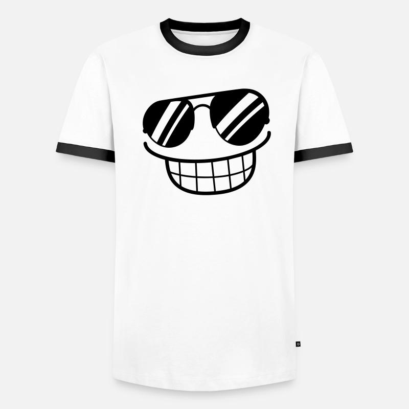cool_grin Men's Ringer Shirt