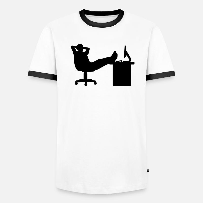 Boss relax Männer Kontrast-T-Shirt