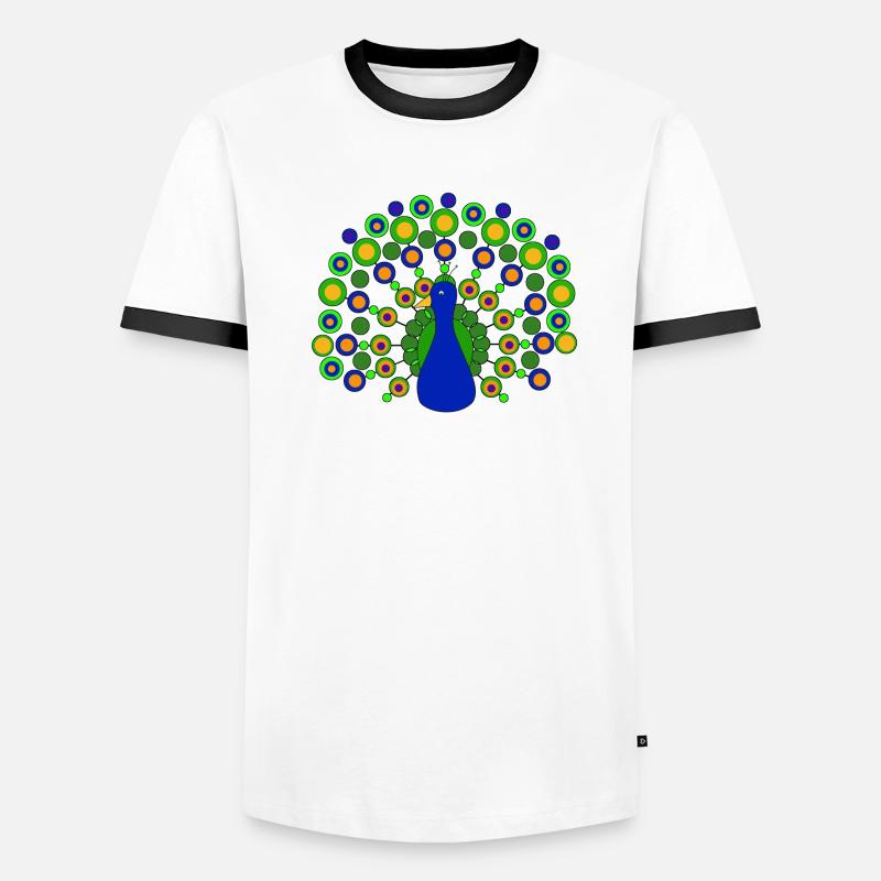 Peacock Men's Ringer Shirt