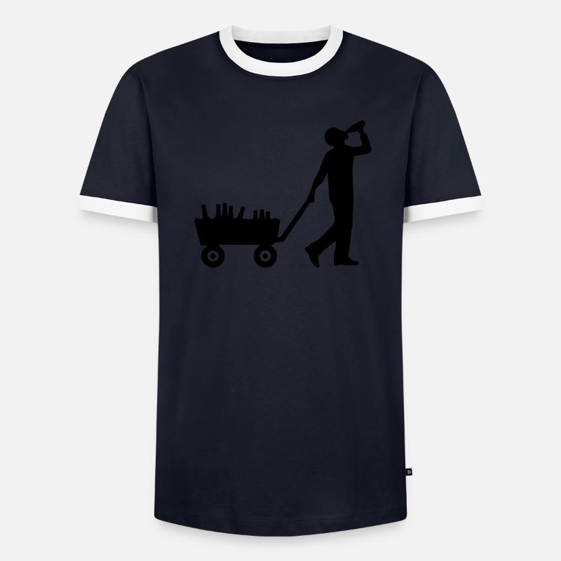 Alcool T-shirt contrasté Homme
