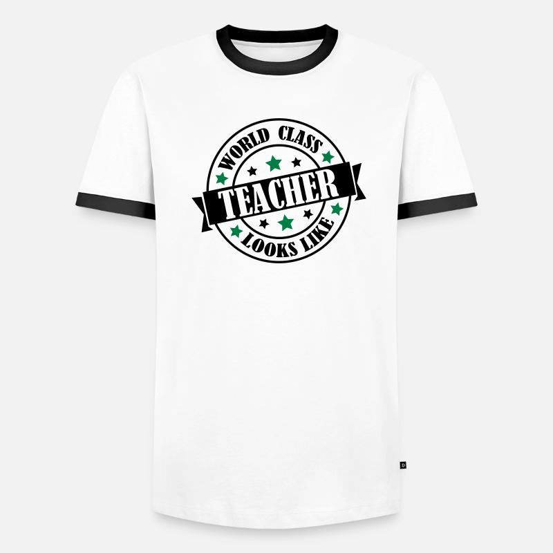 world_class_teacher_2 T-shirt contrasté Homme